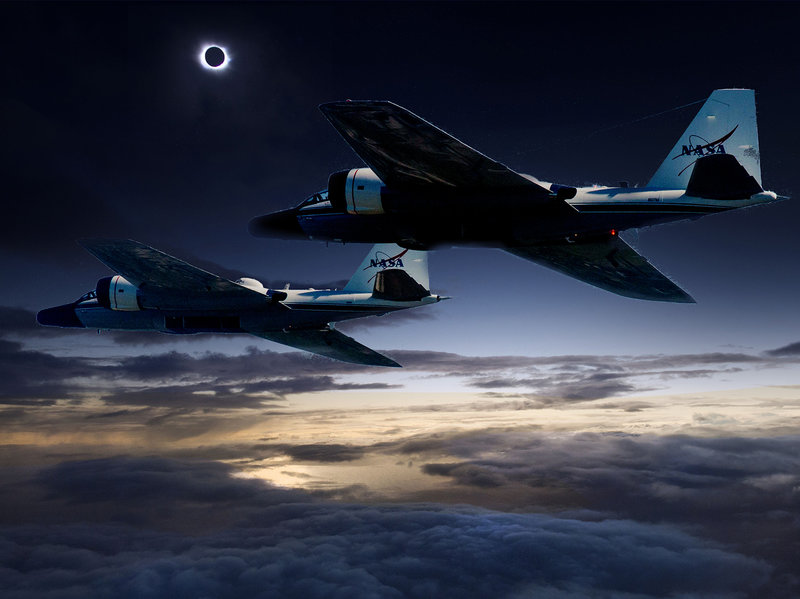 Illustration for article titled Both WB-57Fs to go eclipse chasing!